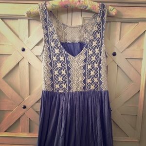Lavender lace dress